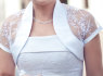 Balta, lengva, a formos, siuvinėta vestuvinė suknelė (4)