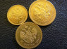 BRANGIAUSIAI PERKU CARINĖS RUSIJOS AUKSINIUS 5 r, 10 r ir 15 rublius. Tel. 370 605 45548 (2)
