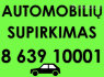 Automobilių, kebulu supirkimas. Utilizavimo pažymos