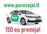 Tapk pavezeju Kaune, Vilniuje ir gauk 150 eu premija