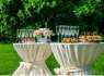 Šampano staliukas šampano sienelė ir aptarnavimas po ceremonijos stilingai (1)