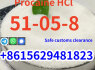 High purity cas 51 - 05 - 8 procaine Hcl hydrochloride global shipping