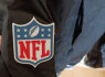 NFL Raiders bomber stiliaus striukė M dydžio (10)