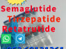 852 68121261 Semaglutide, Tirzepatide, Retatrutide for weight loss