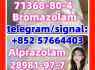 alprazolam 28981 - 97 - 7 Benzodiazepines bromazolam 71368 - 80 - 4