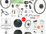 Naujas MXUS 500W - 250W Variklio Komplektas Dviračio Elektrifikavimui Su Ratlankiu (6)
