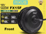 Naujas Mxus XF15F 500W 48V Priekinis El. Dviračio Variklis