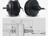 Naujas Mxus XF08C 250W 36V Galinis El. Dviračio Variklis (4)