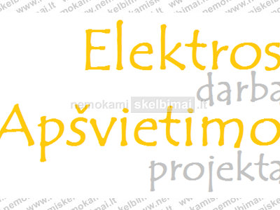 Elektrikas Kaune ir Kauno rajone 868758073