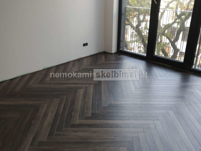 Pvc dangos, vinilinės grindų dangų klojimas