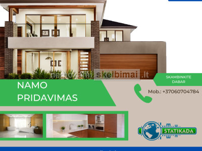 NAMŲ PRIDAVIMAS VILNIUJE IR VILNIAUS RAJONE