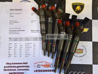 Kuro purkštukai Bmw - 525d 120 kw. 0445110048