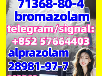 Alprazolam CAS 28981 - 97 - 7 Bromazolam Cas 71368 - 80 - 4
