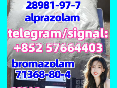 Alprazolam 28981 - 97 - 7 white powder Bromazolam 71368 - 80 - 4