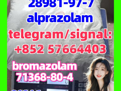 High Purity 99 Bromazolom CAS 71368 - 80 - 4 with Best Price alprazolam 28981 - 97 - 7