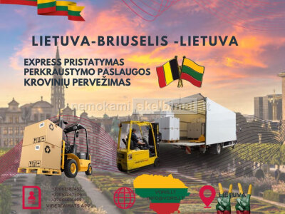Belgija - LIETUVA - EXPRESS PASLAUGA