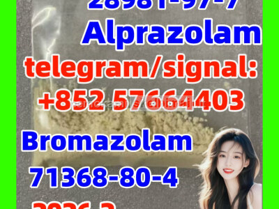 Bromazolam 71368 - 80 - 4 28981 - 97 - 7 Door to door CAS 28981 - 97 - 7 Alp et high quality for sale