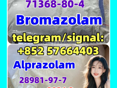 Alprazolam CAS 28981 - 97 - 7 71368 - 80 - 4 bromazolam Benzodiazepines