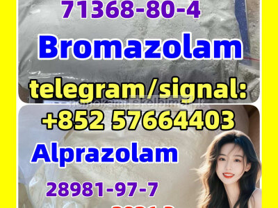 High Purity 99 Bromazolom CAS 71368 - 80 - 4 Alprazolam 28981 - 97 - 7 with Best Price