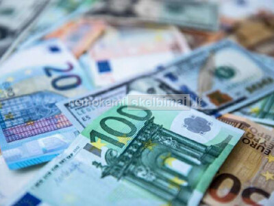 Galimybe skolintis nuo 1000 iki 100. 000 eu