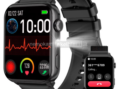 NAUJAS BLACKVIEW 1. 91 HD IŠMANUSIS LAIKRODIS - SMART WATCH