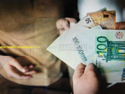 Galimybe skolintis nuo 1000 iki 100. 000 eu