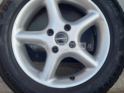 R15 Borbet ratlankiai su vasarinėm padangom