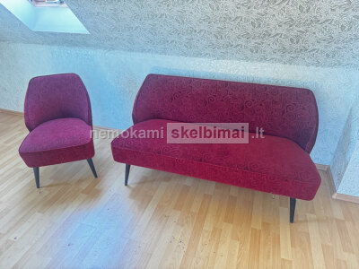 Rekonstruotas išskirtinis Retro baldų komplektas