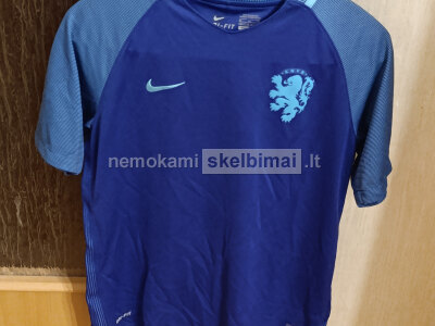 Nike Nyderlandų futbolo marškinėliai 13 - 15 metų vaikui