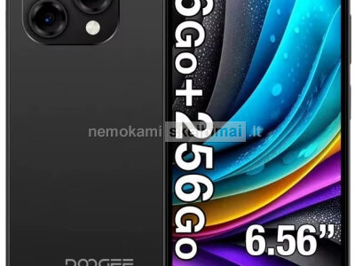 Naujas išmanusis telefonas DOOGEE N55 Pro 256GB 16GB, galinga 5150mAh baterija