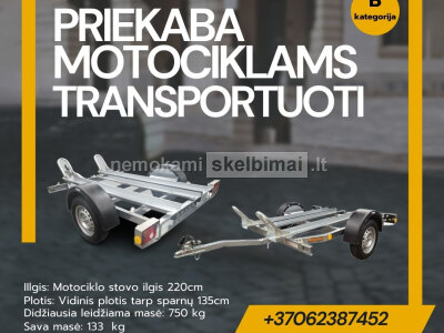 Moto priekabos nuoma motociklo priekaba