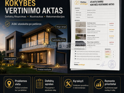 ATLIKTŲ DARBŲ KOKYBĖS VERTINIMO AKTAS