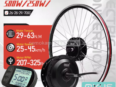 Naujas MXUS 250W - 500W Variklio Komplektas Dviračio Elektrifikavimui Su Ratlankiu