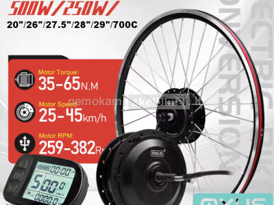 Naujas MXUS 500W - 250W Variklio Komplektas Dviračio Elektrifikavimui Su Ratlankiu