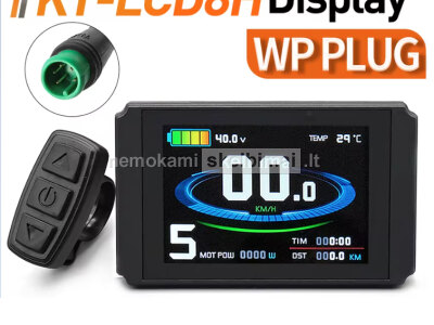 Naujas Išmanusis E - Dviračio Spalvotas Ekranas KT - LCD8H