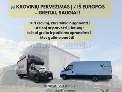 TRANSPORTAS NETURI BŪTI DAR VIENA JŪSŲ PROBLEMA