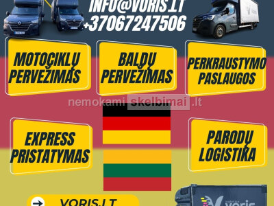 Krovinių pervežimas iš į Vokietiją