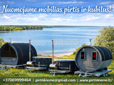 Nuomojame mobilias pirtis ir kubilus ALYTUS 370 699 99464