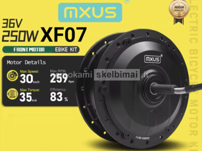 Naujas Mxus XF07 250W 36V Priekinis El. Dviračio Variklis
