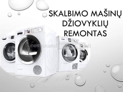 Skalbimo mašinų remontas Panevėžyje 37063788215
