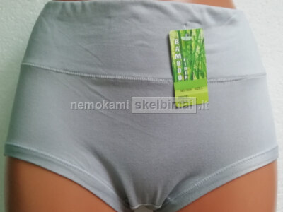 Bambukinės kelnaitės aukštu liemeniu